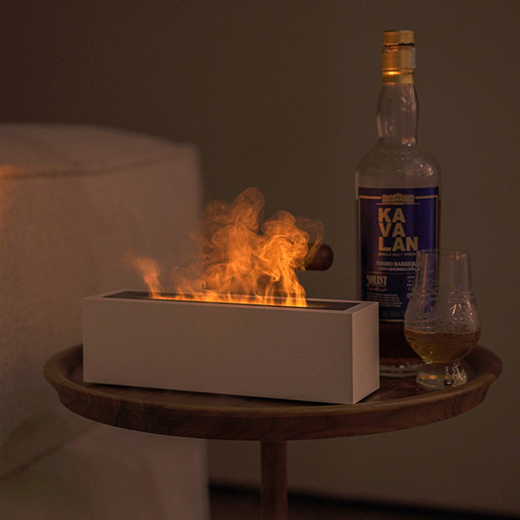 200ML Good-quality Flame Humidifier USB Air Aroma Cool Mist Diffuser For Home