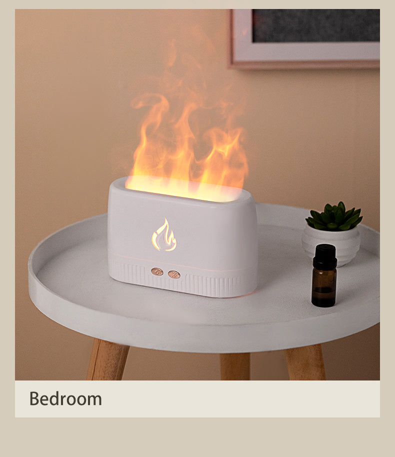 Flame Humidifier Aroma Silent Essential Oil Flame Diffuser