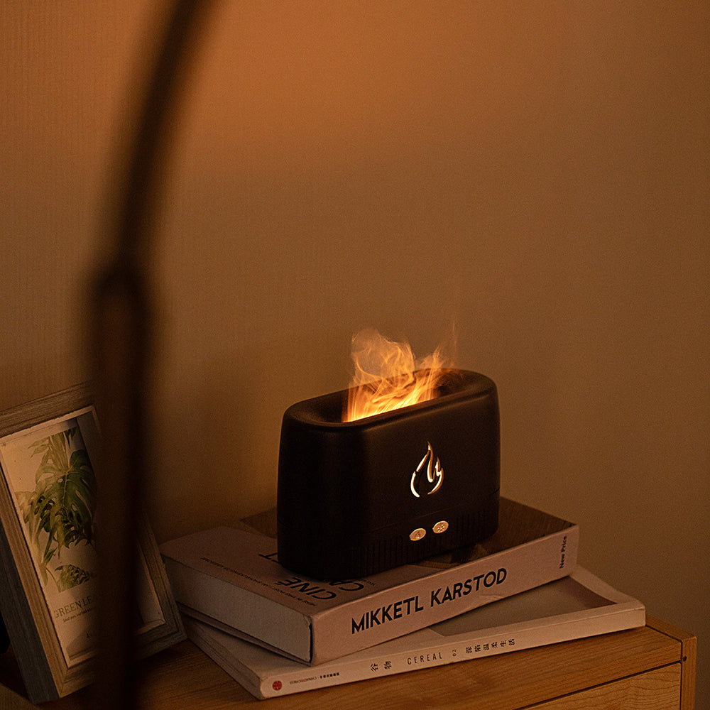 Flame Humidifier Aroma Silent Essential Oil Flame Diffuser